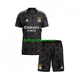 Koszulka Benfica Bramkarska Dziecięcy Wyjazdowe Koszulki Piłkarskie 2022-2023 Krótki Rękaw